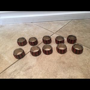 10 napkin ring. Good condition.